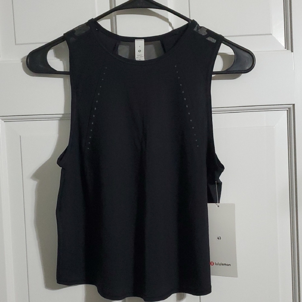 lululemon athletica Black Performance Tank Top
